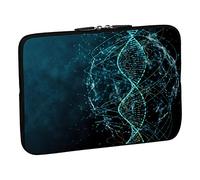 PEDEA Design Schutzhülle Notebook Tasche bis 15,6 Zoll (39,6cm), DNA Strings