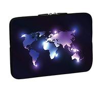 PEDEA Design Schutzhülle Notebook Tasche bis 17,3 Zoll (43,9cm), Dark World
