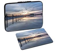 PEDEA Design Tablet PC Tasche 10,1 Zoll (25,6cm) mit Design Mauspad, Coastline