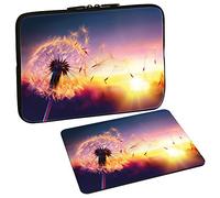 PEDEA Design Tablet PC Tasche 10,1 Zoll (25,6cm) mit Design Mauspad, Dandelion