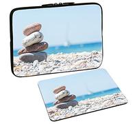 PEDEA Design Tablet PC Tasche 10,1 Zoll (25,6cm) mit Design Mauspad, Stacked Stones