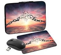 PEDEA Design Tablet PC Tasche 10,1 Zoll (25,6cm) mit Mauspad und schnurloser Maus, Freedom