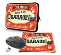 PEDEA Design Tasche 13, Maus + Pad, garage