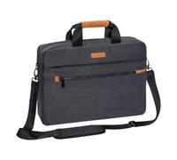Pedea Laptoptasche Elegance Pro Notebook-Tasche 15,6 Zoll (39,6 cm) Umhängetasche mit Schultergurt und Tablet-PC Fach bis 11 Zoll (27,96 cm), Grau