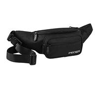 PEDEA Gürteltasche *Trend* wasserdichte Bauchtasche Hüfttasche mit Reißverschluss für Damen und Herren, Gr. M schwarz