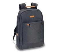 PEDEA Laptop Rucksack 17,3 Zoll (43,9 cm) ELEGANCE Notebook Rucksack mit Tablet Fach, grau