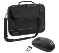 PEDEA Notebooktasche Fair 15,6" (39,6 cm) schwarz + PC-Maus (SET010-66068010)