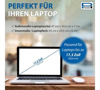 Pedea Laptoptasche 17,3'' SMARTLINE Schultergurt, schwarz