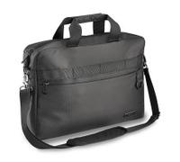 PEDEA Laptoptasche 17,3 Zoll (43,9cm) "Clutch" Notebook Umhängetasche mit Tablet Fach, schwarz