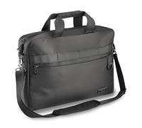 PEDEA Laptoptasche 17,3 Zoll (43,9cm) "Clutch" Notebook Umhängetasche mit Tablet Fach, schwarz