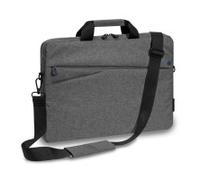 PEDEA FASHION Notebooktasche 43,9 cm (17.3" ) Messengerhülle Schwarz - Grau (66063047)