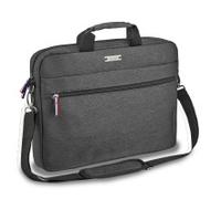 Pedea Laptoptasche 17,3 Zoll (43,9cm) URBAN-HIP Notebook Umhängetasche mit Tablet Fach, grau