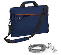 PEDEA Laptoptasche "Fashion" Notebook-Tasche bis 15,6 Zoll (39,6 cm) Umhängetasche mit Schultergurt inkl. Notebookschloss, Blau