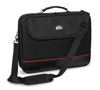 Pedea - Laptoptasche Trendline Notebook-Tasche bis 13,3-14,1 Zoll (33,8-35,8 cm) I Notebook Umhängetasche mit Schultergurt - Umhängetasche mit Laptopfach - Notebooktasche Damen & Herren, schwarz