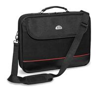 Pedea - Laptoptasche Trendline Notebook-Tasche bis 13,3-14,1 Zoll (33,8-35,8 cm) I Notebook Umhängetasche mit Schultergurt - Umhängetasche mit Laptopfach - Notebooktasche Damen & Herren, schwarz