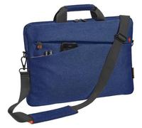 Pedea - Laptoptasche *Fashion* Notebook-Tasche bis 15,6 Zoll - Laptop Umhängetasche mit Schultergurt - Laptophülle blau - Notebooktasche für Damen & Herren