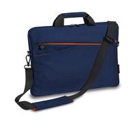 Pedea - Laptoptasche *Fashion* Notebook-Tasche bis 17,3 Zoll - Laptop Umhängetasche mit Schultergurt - Laptophülle blau - Notebooktasche für Damen & Herren