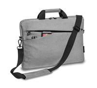 PEDEA Notebooktasche "Fashion" bis 15,6" (39,6cm) grau/schwarz