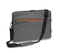 PEDEA Notebooktasche "Fashion" bis 17,3" (43,9cm), grau/orange