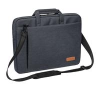 PEDEA Notebooktasche / Laptoptasche "Elegance" - 17,3" für Notebooks bis 43,9cm, grau