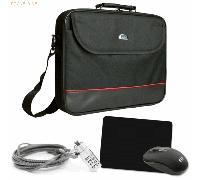 PEDEA Laptop Starterset Trendline 17,3" (43,9 cm) Schwarz