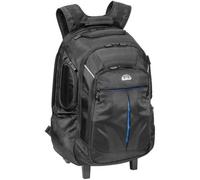 PEDEA Rucksack Trolley PREMIUM Laptop-Fach bis 17,3 Zoll (43,9 cm) mit Übernachtungsfach, schwarz