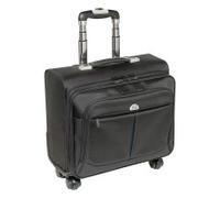 PEDEA Business Trolley Premium Laptop-Rollkoffer bis 17,3 Zoll (43,9 cm) mit Übernachtungsfach, schwarz
