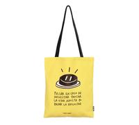 Pedrita Parker Tote Bag - Stofftasche Vida für Erwachsene, gelb, 35 x 40.5 cm, Lustig