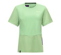 Salewa Pedroc Dry Hybrid Damen T-Shirt hellgrün - 36
