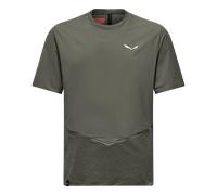 Salewa - Pedroc Dry Wind T-Shirt - Funktionsshirt, Gr. XXL 54, grau/oliv (FadedGreen)