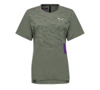 Salewa Damen Pedroc Tech Dry T-Shirt (Größe S, oliv)