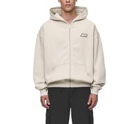 Pegador Fox Oversized Herren Sweatjacke Washed Light Beige, M