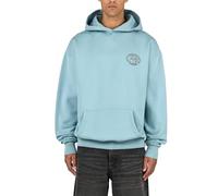 Pegador Haarlem Hoodie Herren Kapuzenpullover Washed Frost Blue M