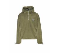 Pegador - Fall Teddy Halfzip Hoodie, Faded Olive grün - Gr. - L