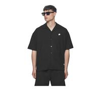 Herren Hemd - Libco Structured Knit - Black,S,Schwarz