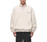 Pegador Puka Teddy Half Zip Sweater Herren Fleecepullover Stone M