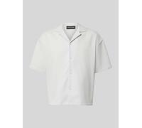 Pegador Relaxed Fit Freizeithemd mit Reverskragen Modell 'Troy' in Hellgrau, Größe S