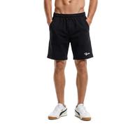 Pegador Sweatshorts mit Logo-Stitching und Eingrifftaschen in Black, Größe L