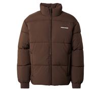Pegador Regular Fit Puffer Jacket mit Logo-Stitching Modell 'Solin' in Dunkelbraun, Größe L