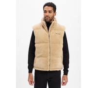 PEGADOR Teddyfell-Weste Herren beige, M