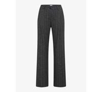 Raphaela by Brax Damen Bundfaltenhose Style PEGGY FLARED ANTHRA Dunkelgrau Anthrazit, dunkelgrau - anthrazit, Gr. 48