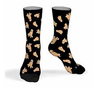Pehede Lustige Unisex-Socken, Geschenke für Damen und Herren, Golden Retriever, 39-46 EU