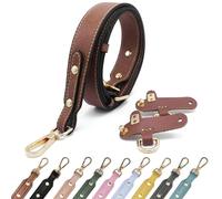 Pelle PU B Ledertaschenriemen Taschengurte für Kleine Taschen Leder Schulterriemen Tragegurte Tragegurt für Longchamp Goldener Hardware Bag Strap braun