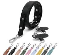Pelle PU P Ledertaschenriemen Taschengurte für Kleine Taschen Leder Schulterriemen Tragegurte Tragegurt für Longchamp Goldener Hardware Bag Strap schwarz