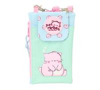 Safta Geldbörse für Handy PEMBE The PINK CAT – bequem und vielseitig, robust, 19 x 10 cm