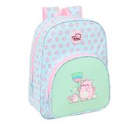 Safta Pembe The Pink Cat 10l 26x34x11 Cm Small Backpack Grün,Blau Kinder