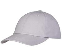 Pembroke Dad Cap, Flache Basecap, Low Profile, Dad Hat, Sommer Mütze, Washed Cotton, Damen und Herren, Einstellbar, Grau