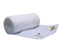 Pemmiproducts Volumenvlies 300g/m², 1 m x 2,5 m, ca. 3 cm dick, 100% Polyester, Patchworkvlies, Polstervlies, Vliesstoff, Polsterwatte, Watte