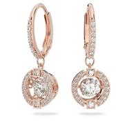 Swarovski Damen Ohrhänger rosegold / transparent, Größe One Size, 4587306 Rosegold / Transparent One Size