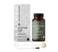 Penetrating Leather Dye - Lederfarbe Army Green 75 ml - Ideal zum Schuhe, Handtaschen und Accessoires - inkl. Applikator & Pinsel - Schuhfarbe für Wildleder, Nubuk- und Anilinleder (16 Farben)